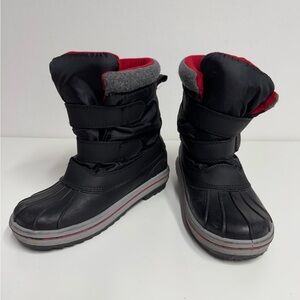 Thermolite Kids Snow Boots Black Size 5
